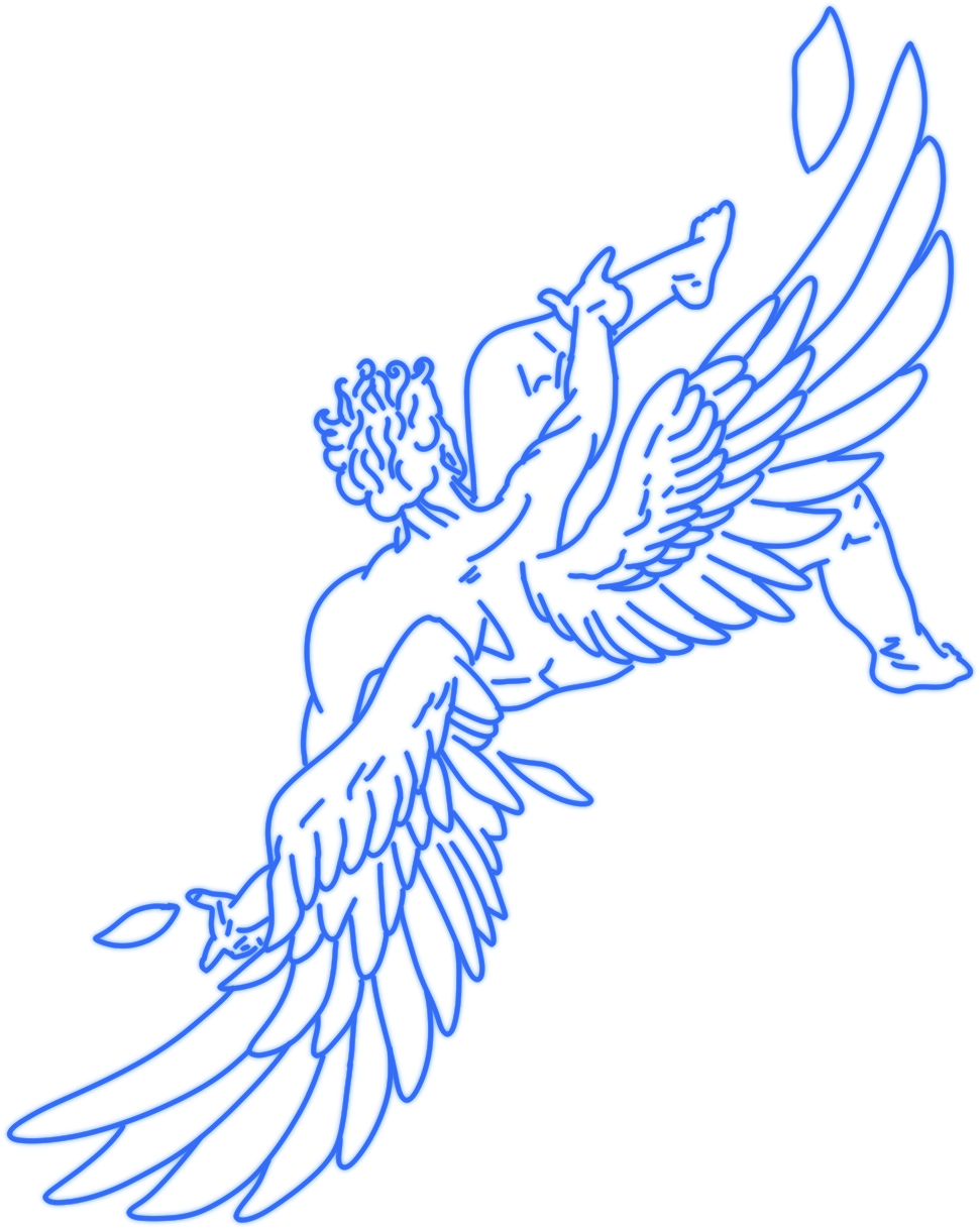 Falling artwork